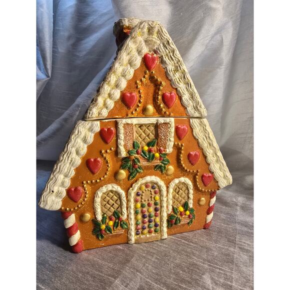Bake Shop Gingerbread House Cookie Jar - Picture 1 of 5